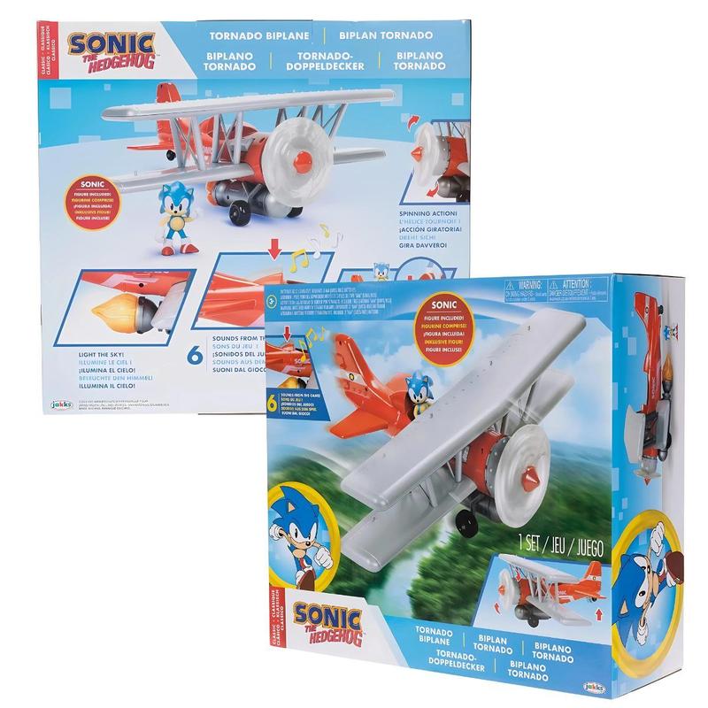Avião Tornado do Sonic Com Luz e Som 4419 - Sunny - Bonecos